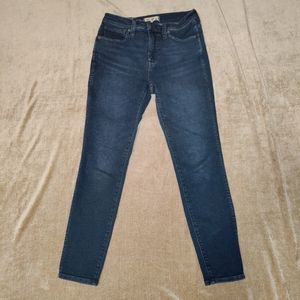 Madewell 10" High-Rise Skinny Jeans, Fair Trade Certified, Size 26